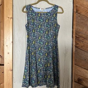Paisley skater dress